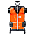 Mochila de Rodinhas 3D Maxtoy HW Night Shifter Laranja - Imagem 3