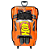 Mochila de Rodinhas 3D Maxtoy HW Night Shifter Laranja - Imagem 1