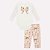Conjunto Body e Calça Milon Laços Off White - Imagem 1