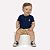 Conjunto Body e Bermuda Milon Trenzinho Azul Marinho - Imagem 4