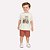 Conjunto Camiseta e Bermuda Milon City Tour Bege e Laranja - Imagem 4