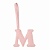 Chaveiro Letra Masterbag Letra M Rose - Imagem 1