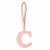 Chaveiro Letra Masterbag Letra C Rose - Imagem 1