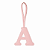 Chaveiro Letra Masterbag Letra A Rose - Imagem 1