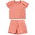 Conjunto Lilica Ripilica Blusa e Short Alto Relevo Laranja - Imagem 1