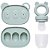 Kit Porta Frutinhas Buba Forminha Em Silicone Verde - Imagem 2