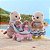 Família Das Lontras Marinhas Sylvanian Families Colorido - Imagem 4
