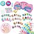 Conjunto Aquabeads Kit Nail Designer Barbie Rosa - Imagem 2
