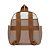 Mochila de Maternidade Pirulitando Baby Ternura Off e Marrom - Imagem 2