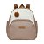 Mochila de Maternidade Pirulitando Baby Ternura Off e Marrom - Imagem 1