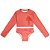 Conjunto Lilica Ripilica Cropped Manga Raglan Laranja - Imagem 1