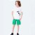 Conjunto Curto Tigor T Tigre Bermuda Risca Giz Branco Verde - Imagem 4