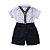 Conjunto Curto Tigor T Tigre Deep Blue Branco - Imagem 2