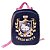 Mochila Pequena Maxtoy Hello Kitty Brasão Jeans Rosa - Imagem 1