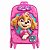 Mochila de Rodinhas 3D Maxtoy Patrulha Canina Skye Rosa - Imagem 1