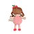 Boneca Metoo Mini Com Caixa Angela Frutas Maça 20cm Rosa - Imagem 3