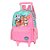 Mochila de Rodinhas Luxcel Patrulha Canina Skye Amigos Rosa - Imagem 5
