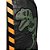 Mochila de Costas Luxcel Up4You T-Rex Fita Danger Preto - Imagem 5