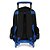 Mochila de Rodinhas Luxcel Up4You Racing Preto e Azul - Imagem 2