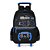 Mochila de Rodinhas Luxcel Up4You Racing Preto e Azul - Imagem 1