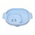 Prato Com Divisórias Tigor T Tigre Silicone Little Azul - Imagem 1