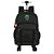 Mochila de Rodinhas Luxcel Minecraft Giro 360 Logo Preto - Imagem 1
