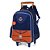 Mochila de Rodinhas Luxcel Up4You Basquete Azul e Laranja - Imagem 4