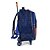 Mochila de Rodinhas Luxcel Up4You Basquete Azul e Laranja - Imagem 3