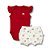 Conjunto Body Curto e Bermuda Hug Picnic Da Olívia Vermelho - Imagem 1