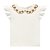 Conjunto Milon Salopete e Blusa Off White e Caramelo - Imagem 3