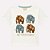 Conjunto Milon Camiseta e Bermuda Off White e Caramelo - Imagem 2