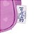 Estojo Triplo Luxcel Stitch Corações Rosa - Imagem 4