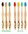 Escova de dente de bambu brasileira KIDS (INFANTIL) cerdas macias - Imagem 1