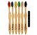 Escova de dente de bambu brasileira - Cores - Imagem 1