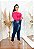 Calça Jeans Latitude Plus Size Skinny Frediana Azul - Imagem 3