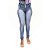 Calça Jeans Clara Feminina Legging Credencial Levanta Bumbum - Imagem 1