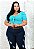 Calça Jeans Helix Plus Size Clochard Tamarah Azul - Imagem 5