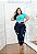 Calça Jeans Helix Plus Size Clochard Tamarah Azul - Imagem 1