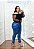 Calça Jeans Latitude Plus Size Skinny Davilla Azul - Imagem 7