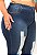 Calça Jeans Ane Plus Size Skinny Natanielle Azul - Imagem 5