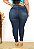 Calça Jeans Ane Plus Size Skinny Natanielle Azul - Imagem 2