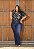 Calça Jeans Ane Plus Size Flare Mazilde Azul - Imagem 5