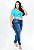 Calça Jeans Latitude Plus Size Skinny Seleny Azul - Imagem 3