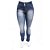 Calça Jeans Plus Size Feminina Credencial com Lavagem Manchada - Imagem 1