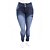 Calça Jeans Plus Size Feminina Azul Escura Credencial - Imagem 2
