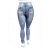 Calça Jeans Feminina Plus Size Helix Manchada - Imagem 1