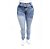 Calça Jeans Plus Size Feminina Manchada Cheris - Imagem 2