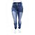 Calça Jeans Plus Size Feminina Azul Manchada Cheris - Imagem 1