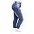 Calça Jeans Plus Size Feminina Azul Manchada Cheris - Imagem 2
