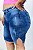 Bermuda Jeans Ciclista Latitude Plus Size Isdeliene Azul - Imagem 3